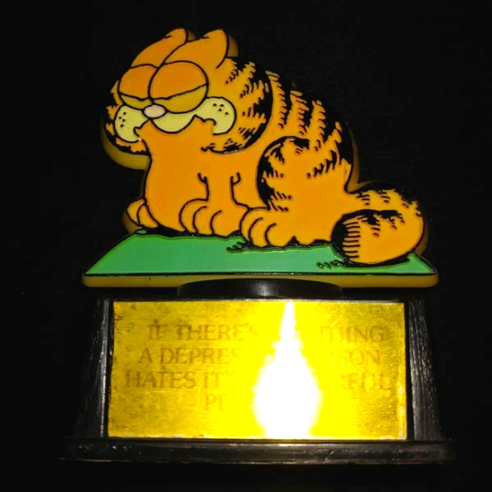Vintage 1978 Garfield Handcrafted In Hong Kong By Aviva, Pre-owned, Trophy Award